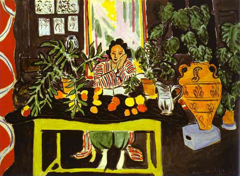 Henri Matisse Interior with Etruscan Vase